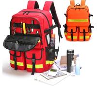 JuanNest Sicurezza E Kit di Sopravvivenza da Campeggio,Borse per Effetti Personali dei Pazienti,Borsa di Pronto Soccorso di Emergenza All'aperto Zaino Grande capacità per Il Terremoto,Solo Zaino B