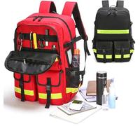 JuanNest Sicurezza E Kit di Sopravvivenza da Campeggio,Borse per Effetti Personali dei Pazienti,Borsa di Pronto Soccorso di Emergenza All'aperto Zaino Grande capacità per Il Terremoto,Solo Zaino C