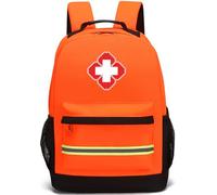 JuanNest Zaino di Salvataggio D'emergenza,capacità Media,EMS, Borse Elite,Sicurezza E Kit di Sopravvivenza da Campeggio, Kit di Pronto Soccorso,Borse per Effetti Personali dei Pazienti,Solo Zaino C