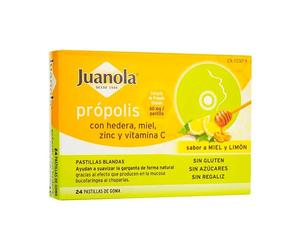 Juanola Propoli Hedera Miele Zinco e Vitamina C 24 pezzi - Integratore