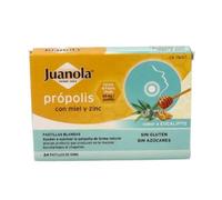 Juanola Propoli Miele e zinco 24 gomme Aroma eucalipto - Integratore masticabile