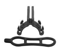 JUANQIAPAS Supporto per torcia da manubrio, staffa di montaggio regolabile per interfaccia di montaggio