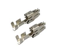 JUANZD 100 pz 6.3mm Serie Automotive Auto Giunzioni Terminale Filo 926965-1 Terminali A Crimpare Femmina Non isolati DJ6218B-E6.3B
