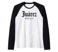 Juarez Messico Mexicali Ciudad Mexicano Como Chihuahua Aguila Maglia con Maniche Raglan