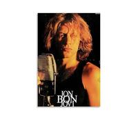 juaseehke Bon Jovi(2) Poster decorativi su tela, poster decorativi da parete, stampa artistica da parete, 40 x 60 cm, senza cornice, stile