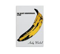 juaseehke The Velvet Underground & Nico, poster decorativo su tela, poster estetico, stampa artistica da parete, 40 x 60 cm, senza cornice