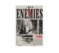 juaseehke Vinland Saga (2) - Poster su tela decorativa per camera da letto, poster estetici, decorazione da parete, 30 x 45 cm, senza cornice