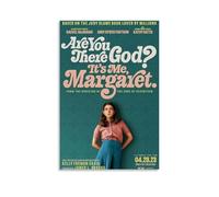 JUAWEYQOEA Poster con stampa artistica da parete con scritta "Are You There God It's Me, Margaret", decorazione artistica da parete vintage, per stanze 60 x 90 cm, senza cornice