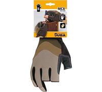 JUBA G, in similpelle + rfzo, Palmo in PVC e dorso in elastan, nero marrone, TAGLIA: 10