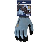 JUBA G, K-Rock fibra/fibra di vetro/filo di acciaio rivestito in nitrile espanso sabbioso sul palmo, TAGLIA: 11