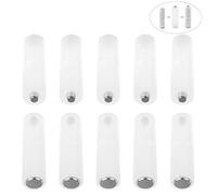 Jubaopen 10 Pcs Adattattore Batterie da AAA a AA Convertitore Adattatore Per Batteria Casi AAA Universale Scatola Supporto di Mouse del Computer Giocattoli Radio in PP Traslucido-50 * 14mm