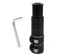 Jubaopen 28mm 1pcs Prolunga Manubrio MTB Altezza Adattatore per Attacco Manubrio in Lega di Alluminio Riser Manubrio Estensore Prolunga Stelo Forcella Bici da Corsa (3,5 * 3,5 * 12,9cm)