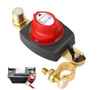 Jubaopen Interruttore Stacca Batteria, 12-48V Interruttore Staccabatteria per Auto, 275-1250A Disconnessione Batteria Interruttore di Separazione Batteria per Auto, Barche, Roulotte, Camper (ON-OFF)
