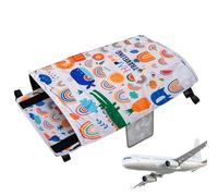 Jubepk Airplane Bed, Flight Seat Extender, Soft Foldable Hammock Design, Gonfiabile Sleeping Base, Portable Comfort Cushion for Cruise, Camping, Travel, Beach Outings, 17.32x31.1 Inches