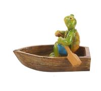 Jubepk Animal Garden Statues, Floating Pond Decorations, Resin Frog Turtle Sculptures, Water Feature Figurines, Whimsical Outdoor Ornaments for Swimming Pool, Garden, Yard, Patio, Fence, Fish Tank