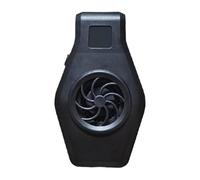 Jubepk Aquarium Cooling Fan, Compact Chiller Fan for Fish Tanks, Adjustable 2-Speed Air Blower, Energy-Efficient Design, 5.51x2.76x2.95 Inch, Ideal for Home, Living Room, Black and White