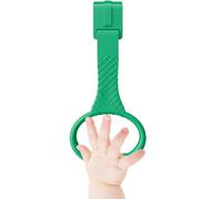 Jubepk Baby Pull Up Rings, Cot Hangable Rings, 7.28x3.46 Inches, Soft Grip Handles, Secure Toy Straps, Easy Attach Crib Accessories, for Boys and Girls (multicolore)