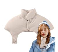 Jubepk Cuscino riscaldante per spalle, cuscino riscaldante per schiena, scaldacollo caldo | Cuscinetto per spalle con sollievo ponderato senza maniche per papà e mamma