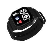 Jubepk Digital Sports Watch, Digital Watch Kids, Comfortable Waterproof, Led Watches Silicone, Stainless Steel Material, Perfect for Children, Women, and Men