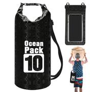 Jubepk Dry Bags Waterproof, Water Proof Travel, Roll Top Backpack, Lightweight Build, Secure Storage, Ideal for Camping Commuting Shopping Outdoor, 16.14x7.68x0.2 inches