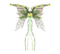 Jubepk Fairy Wings, Women’s Costume Accessory, 27.56x18.9inches, Colorful Design, Adjustable Straps And Finish, Ideal for Party, Halloween, Festival, Cosplay, Christmas, Pride, Garden Events