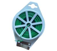 Jubepk Fascette per supporto per piante, legami verdi per piante da giardino, supporto per giardinaggio, filo verde per fioristi con taglierina, forniture per disposizione fioristica, filo universale