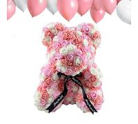 Jubepk Flower Bear, Bear Flower, Valentine's Day Bears, Mother's Day Bears, 9,84-Inch Eternal Bear, un unico regalo per San , mamma e giorno