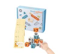Jubepk Gioco da tavolo, Giocattoli interattivi di apprendimento prescolare, Gioco da tavolo per abbinare l'alfabeto per ragazzi e ragazze, casa, interno, asilo , compleanno, Natale,