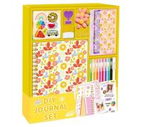 Jubepk Girls Journal Set, Scrapbook Craft Kit, Stationery Diary Set, Fun Craft Set, Sticker Stationery Set, Teen Journal Supplies for Girls & Teenage 12.01x10.51x1.61 inches