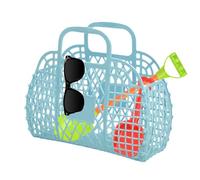 Jubepk Jelly Purse, Kids Beach Bags, 9.45x8.27x3.74 Inches Trendy Reusable Design, Vibrant Lightweight Material, Easter Basket Handbags for Women, Summer, Beach, Outdoor