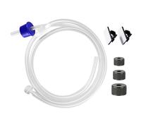 Jubepk Kit tubo di prolunga per sapone sotto il bancone, kit di conversione per dispenser di sapone in silicone, tubo di conversione per casa, viaggi, hotel, scuola