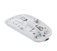 Jubepk Laptop Wireless Mouse, Transparent Mouse, 4 Inch Portable Computer with Silent Click, Ergonomic Mouses with Smooth Tracking, Laptop Accessory with Stylish Transparent Design