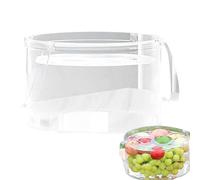 Jubepk Lavabo pieghevole, secchio portatile trasparente con maniglie, lavabo per cucina, lavanderia, bagno, viaggi d'affari, all'aperto, giardinaggio, cortile, uso agricolo, durevole e leggero