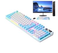 Jubepk Luminous Desktop Keyboard, Wired Mechanical Keyboard, Pc Keyboards