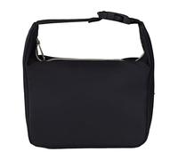 Jubepk Lunch Tote Bag, Insulated Food Container, 8.66x5.51x5.91 Inches, Capacity Cooler Organizer, Meal Carrier Buckle Strap for Travel, Camping, Picnic, Worksite, Black and Gray