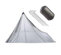 Jubepk Mesh Tent, Foldable Travel Netting Tent, Sleeping Bag Protection Net, Camping Bed Fly Single with Carry Bag for Bedding & Outdoor Adventures 86.61x47.24x39.37in