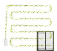 Jubepk Outdoor Solar Light, Willow Leaves Lamp, Waterproof LED Garden Light with Romantic Glow, Solar Powered Fixture with Easy Install, Lawn Pathway Patio Accessory Decorative Charm