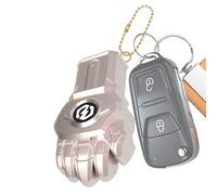 Jubepk Prank Toy Keychain, Sound Gag Toy, Interactive Hand Buzzer, Funny Portable Joke Device, Battery Operated Small Red 1 Pack for Kids, Birthday Events, Classroom, Family, Oro rosa , Consulte la