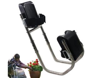 Jubepk Seggiolino per ginocchio da lavoro, dispositivo per ginocchia da muratore, supporto per ginocchia per lavori a pavimento, multifunzionale rimovibile, supporto per nocche per pavimenti da