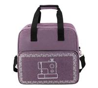 Jubepk Sewing Bag with Shoulder Strap | Protective Tote for Sewing Machine | Durable Carrying Bag for Thread and Fabrics, Ideal Organizer for Sewing Accessories, Perfect for Crafters The Go, Grigio