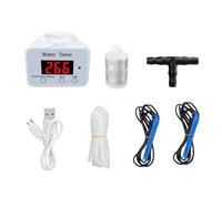 Jubepk Smart Watering Kit, Programmable Water Timer, 15/15/7 Inches, Auto Waterer Rechargeable, Efficient Plants Irrigation, Plant Watering for Indoor and Outdoor Use (Multicolor)