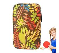 Jubepk Table Tennis Case, Racket Carry Bag, Paddle Storage Cases, Protective Rackets Cover, 11.02x7.09x1.18 Inches, Companion for Daily Training, Tournaments, or Recreational Game