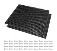 Jubepk Tiragraffi a forma di capra, giocattolo per alleviare il prurito, 2 pezzi, per bestiame, bovini, mucche, cani, animali, stalle, fienili, pascoli, capannoni