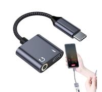 Jubepk To 3.5mm Adapter - 2-in-1 Audio Dongle Apparatus, Fast