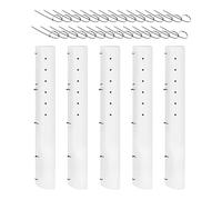 Jubepk Tree Grow Tubes, Breathable UV Resistant Quick Installation, Tree Guards Tubes, Outdoor Plant Protection Accessory, Easy Setup Design, Suitable for Garden Nurseries Yard Backyard Greenhouse