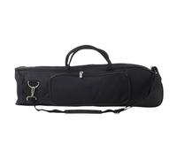 Jubepk Trumpet Carrying Case, Shoulder Gig Bag Backpack, 20.87x6.1x5.12 Inch, Waterproof Trumpet Accessories Storage Organizer Beginners Students, Travel Bag for Musicians (Dark)