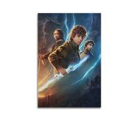 JUBHGGU Poster decorativo da parete su tela, motivo: Percy Jackson e gli dei dell'Olimpo con Percy Jackson e gli Dei dell'Olimpo - Poster decorativo moderno per camera da letto, 50 x 75 cm