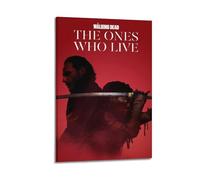 JUBHGGU Poster su tela con stampa di The Walking Dead Surviving Man, poster decorativo da parete su tela, poster decorativo moderno per camera da letto, 50 x 75 cm