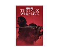 JUBHGGU Poster su tela, motivo "The Walking Dead Surviving Man", serie TV, poster decorativo da parete su tela, poster decorativo moderno per camera da letto, per camera da letto, 40 x 60 cm