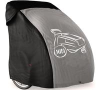 Jubi Telone pieghevole per bicicletta a due posti/uno e assolutamente resistente alle intemperie, universale, perfettamente adattabile (nero)